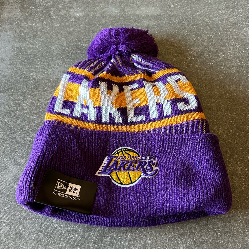 PRICE IS FIRM Brand new Los Angeles Lakers beanie